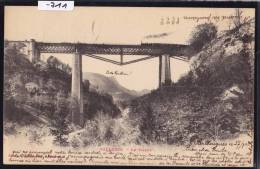 Vallorbe - Train à Vapeur Sur Le Viaduc - Vers 1903 (-711) - Orbe