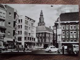 GRONINGEN,TUSSEN BEIDE MARKTEN, GENERAL VIEW, CHURCH, CARS - Groningen