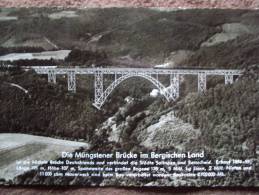 DIE MUNGSTENER BRUCKE IM BERGISCHEN LAND, GENERAL BRIDGE, BRIDGE - Ahaus