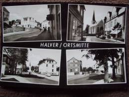 HALVER, ORTSMITTE, MULTIPLE VIEW, CHURCH, CARS - Halver