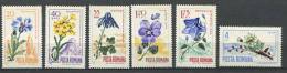 ROUMANIE 1967 - Fleurs De Montagne - Serie Neuve Sans Charniere (Yvert 2304/09) - Unused Stamps