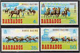 BARBADE 1968 - Concours Hippiques (Chevaux) Serie Neuve Sans Charniere (Yvert 289/92) - Barbados (1966-...)