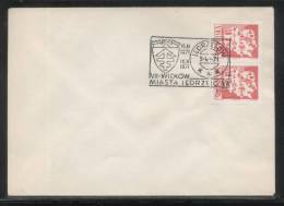 POLAND 1971 7 CENTURIES OF JEDRZEJOW TOWN COMM CANCEL ON COVER TOWN HERALIC CREST HERALDRY - Covers & Documents