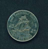 EAST CARIBBEAN STATES  -  2007  25 Cents  Circulated As Scan - Caraibi Orientali (Stati Dei)