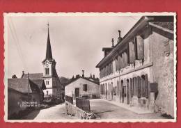 C0267 Echichens,Eglise Et Collège,Centre Du Village. Cachet 1953. Schick Echichens 9 - Échichens