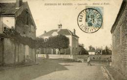 78 - GUERVILLE - Mairie Et École - Portique De Pompiers - Guerville