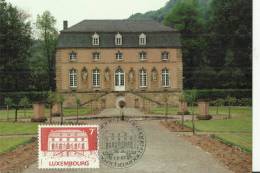 LUXEMBOURG 1983 - FD MAXIMUM CARD  DIEKIRCH - SAINT LAURENT CHURCH  W 1 ST OF 7 FR.SEP 7   REKA26- WITH RUBBER STAMP ON - Cartes Maximum