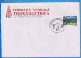 Termoelectrica Union Federation, Electricity, Computer IT, PC. ROMANIA Cover 2002 - Electricidad