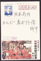 Japan Advertising Postcard, Shizuoka Festival, Miss, Postally Used (jadu017) - Cartes Postales