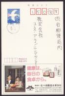 Japan Advertising Postcard, Soy Sauce, Miso Paste, Oranges, Postally Used (jadu019) - Postcards