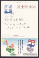 Japan Advertising Postcard, Postal Shop, Girl, Dog, Postally Used (jadu053) - Postkaarten