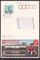 Japan Advertising Postcard, Solar Water Heater, Cat, Postally Used (jadu076) - Postkaarten