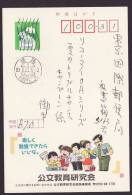 Japan Advertising Postcard, Kumon, Education, Postally Used (jadu077) - Postales