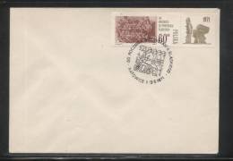POLAND 1971 50TH ANNIV SILESIAN UPRISING COMM CANCEL ON COVER SOLDIERS GUNS CANNON ARMY - WO1