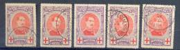 Belgie - Belgique Ocb Nr :   Lot  134  (zie   SCAN) - 1914-1915 Croix-Rouge