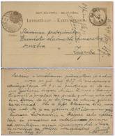 LEVELEZO-LAP, Berna - Zagreb, 1895., Hungary, Carte Postale - Covers & Documents