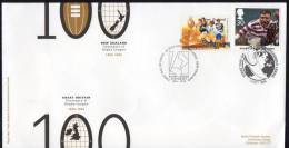 New Zealand 1995 Rugby League Centenary With Great Britain FDC - FDC