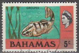 Bahamas 1971 Michel 322XI O Cote (2004) 0.90 Euro Poisson Cachet Rond - 1963-1973 Interne Autonomie