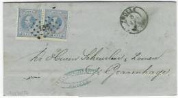 2X5 Cent Van ZWOLLE 8JUL1876 Naar DEN HAAG - Lettres & Documents