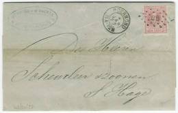 10 Cent Van ROERMOND   4 JAN 1877 Naar DEN HAAG - Cartas & Documentos
