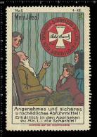 Old Original German Poster Stamp (cinderella Reklamemarke) Pharmacy Apotheke Medicines - Pharmacie