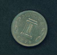 MALTA  -  1976  5 Cents  Circulated As Scan - Malte