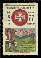 Old Original German Poster Stamp (cinderella Reklamemarke) Pillen Apotheke Pharmacy Medicines Farmer - Pharmazie