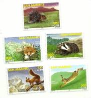 1999 - San Marino 1683/87 Istrice   ++++++++ - Animalez De Caza