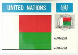 MAXIMA UN ONU NACIONES UNIDAS BANDERA MADAGASCAR - Autres & Non Classés