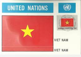 MAXIMA UN ONU NACIONES UNIDAS BANDERA VIETNAM - Andere & Zonder Classificatie