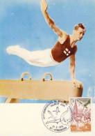 Championnats Du Monde De Gymnastique Premier Jour 21-10-1978 Strasbourg  Carte Philatélique    Cpsm Format 10-15 - Gimnasia