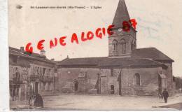 87 - SAINT LAURENT SUR GORRE - ST LAURENT SUR GORRE- L' EGLISE  EDITEUR BONTEMPS  SEPIA - Saint Laurent Sur Gorre