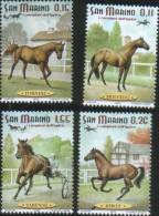 San Marino 2003 I Campioni Dell'ippica - Famous Horses 4v  ** MNH - Unused Stamps