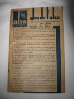Ancien Jeu De L Oie Publicitaire Alsa  Avec Jetons Papier Et  2 Dés ( Os ? )  D époque  Années 1940 BE - Altri & Non Classificati