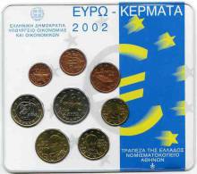 Grèce Greece Coffret Officiel BU 2002 - Grecia