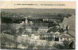 CPA 30 PONT SAINT ESPRIT VUE PANORAMIQUE DE LA CITADELLE - Pont-Saint-Esprit