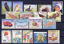 041. BANGLADESH. Sellos Nuevos / Mint Stamps - 1999-2000 - Birds, Mother Teresa, Postal Union, ... - Bangladesch