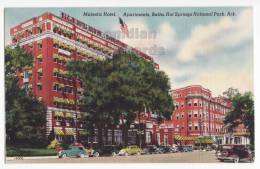 USA, Hot Springs National Park ARKANSAS, MAJESTIC Hotel, 1950 Vintage Advertising Postcard  [c3075] - Hot Springs