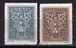 VATICANO - 1945 YT 112+113 (*) - Neufs