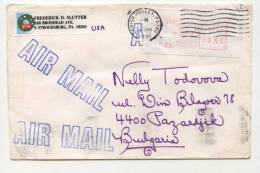 Mailed Cover (letter) 1991  From USA To Bulgaria - Other & Unclassified