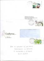 2012-ED.4696a98-SERIE COMPLETA EN CARTA (225X110 MM) CIRCULADA-VALORES CÍVICOS - Storia Postale