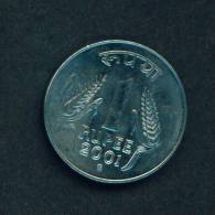 INDIA  -  2001  1 Rupee  Circulated  As Scan - Indien