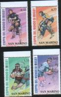 San Marino 2003 Coppa Del Mondo Di Rugby 2003 In Australia 4v  ** MNH - Unused Stamps