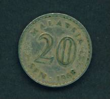 MALAYSIA  -  1968  20 Sen  Circulated  As Scan - Malaysia