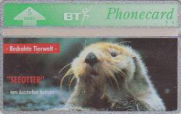 Télécarte NEUVE Grande-Bretagne - ANIMAL -  LOUTRE - OTTER MINT BT Phonecard ENGLAND Telefonkarte - 56 - Autres & Non Classés