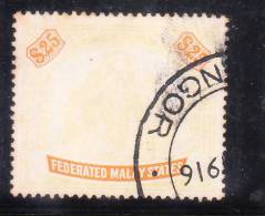 Malaya 1904-10 Federation Elephants And Howdah Used - Federated Malay States