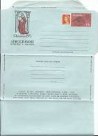 Christmas 1973 14 Cent Aerogramme With 6 Cent Queen´s Head Additional Stamp Complete Unused Value Buying - Aérogrammes