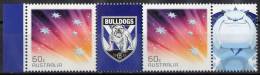 Australia 2012 NRL Footy Stamps - Canterbury Bankstown Bulldogs 60c Pair MNH - Football Rugby - Mint Stamps