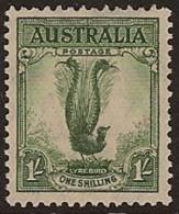 AUSTRALIA 1937 1/- Lyre P 14x13.5 SG 174 HM RO235 - Mint Stamps