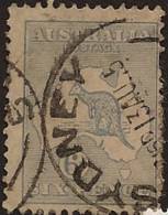 AUSTRALIA 1913 6d Ultramarine Roo SG 9 U RF17 - Gebruikt